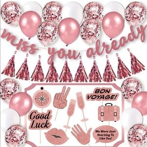 Going Away Party Decorations Kit Bundle